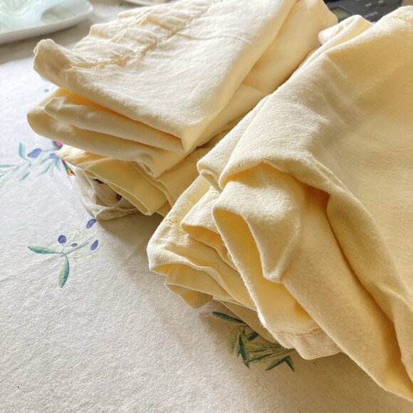 XOCHI Cloth Linen Cotton Napkins & Now Designs Coordinating Set 12 Total Lot - Picture 1 of 9